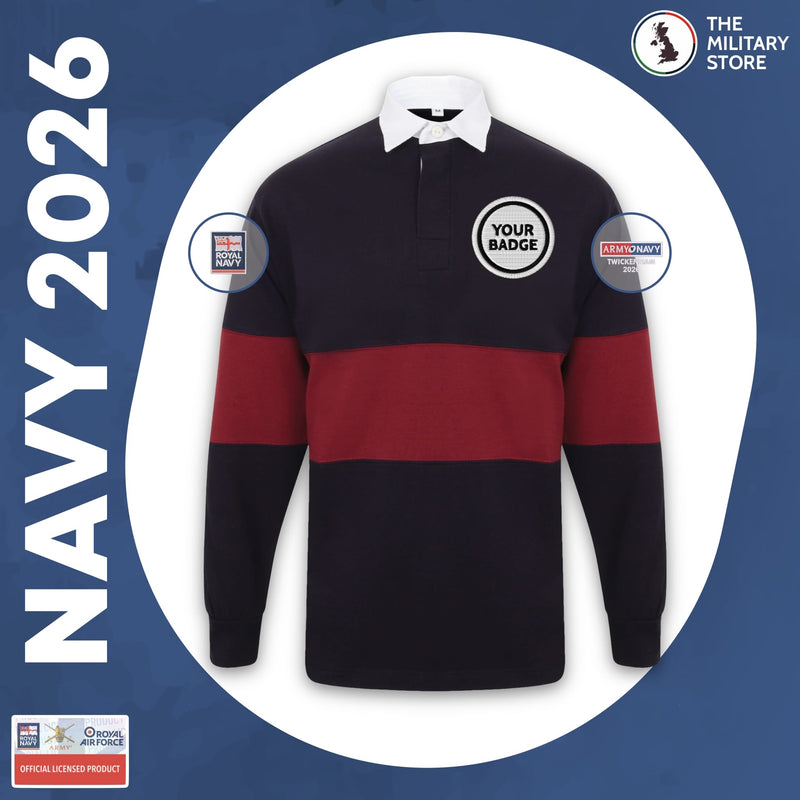 Royal Navy - Long Sleeve Panelled Rugby Shirt - Army v Navy 2026
