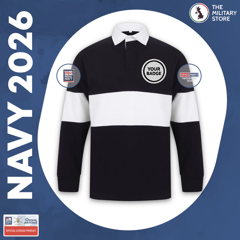 Royal Navy - Long Sleeve Panelled Rugby Shirt - Army v Navy 2026