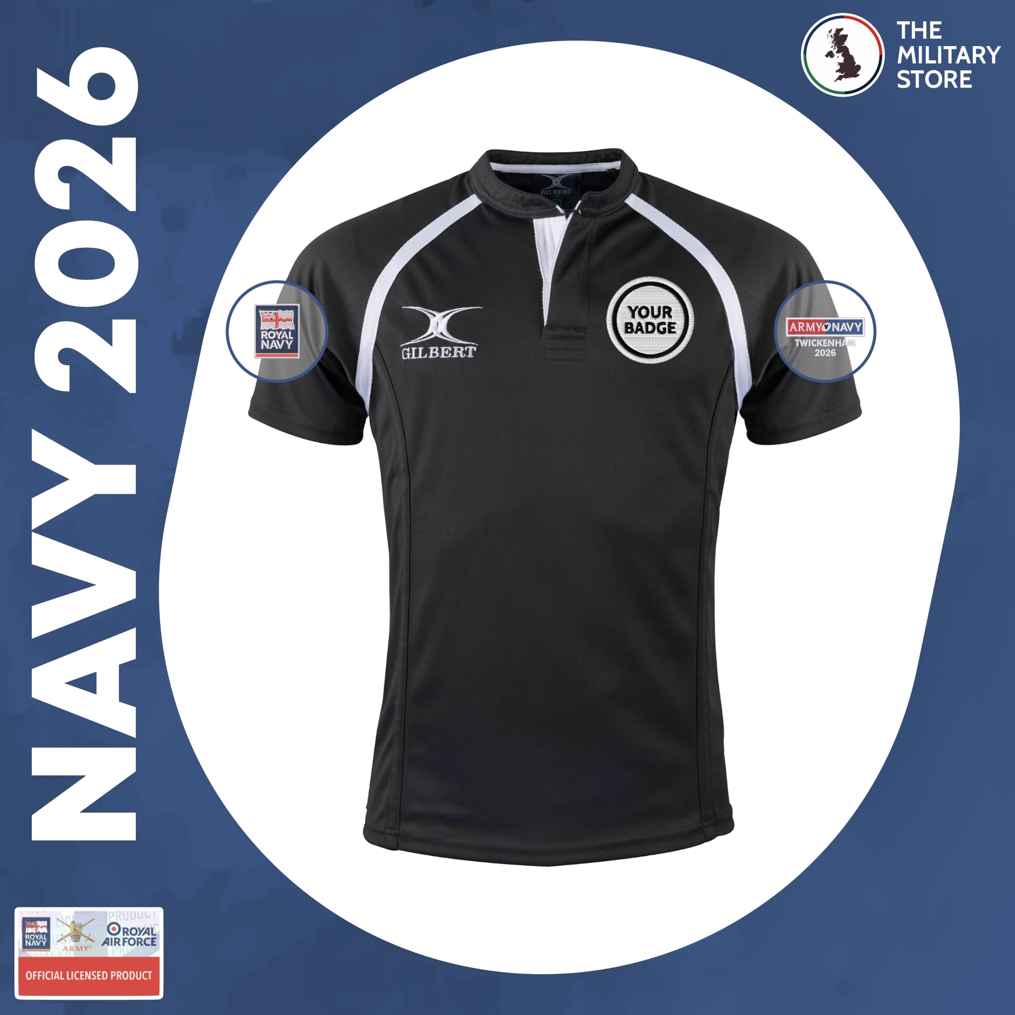 ROYAL NAVY: Army V Navy Twickenham 2026 Rugby Shirt — The Military Store