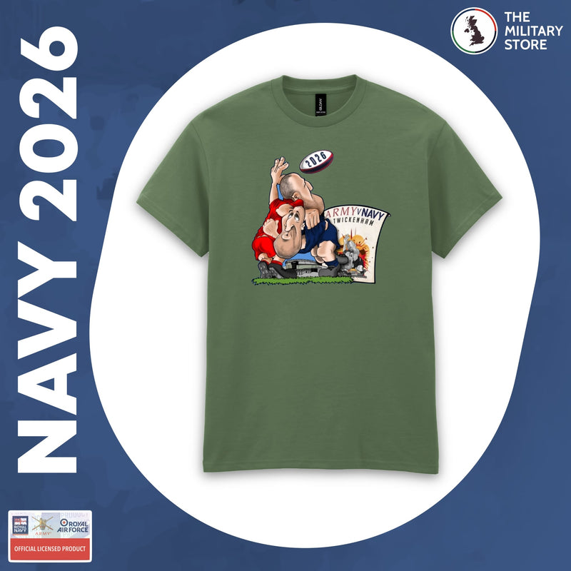 Royal Navy - Army v Navy 2026 Rugby Players Cotton T-Shirt