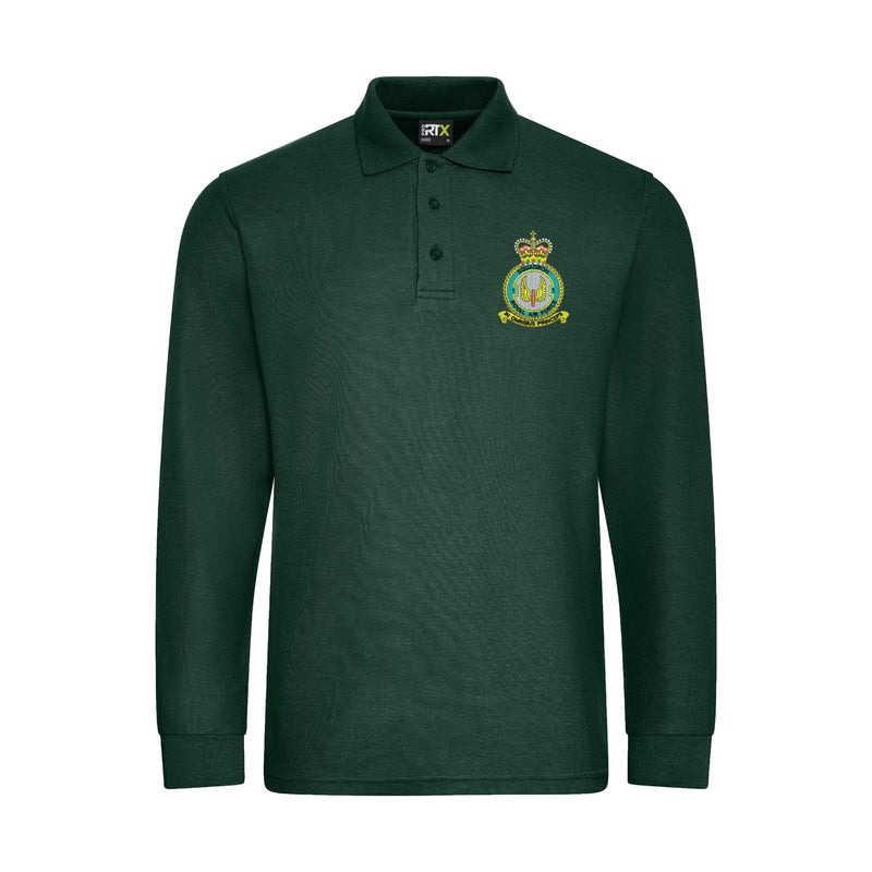 No 1 Squadron RAF Long Sleeve Polo Shirt