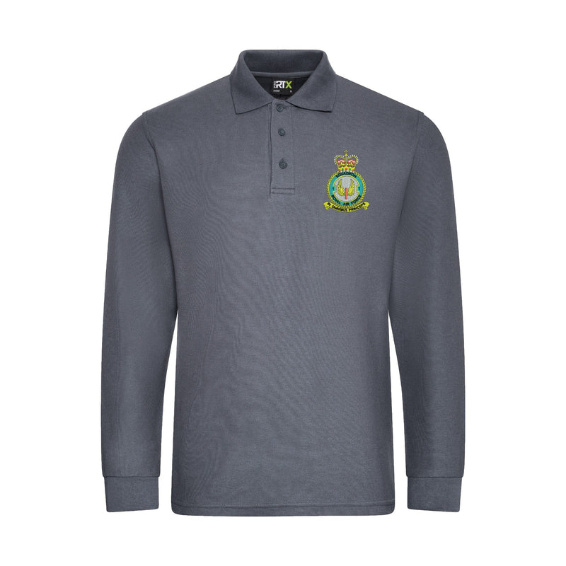 No 1 Squadron RAF Long Sleeve Polo Shirt