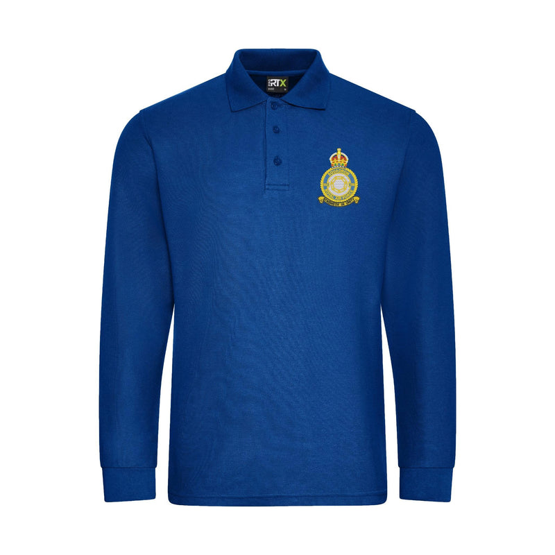 No 158 Squadron RAF Regiment Long Sleeve Polo Shirt