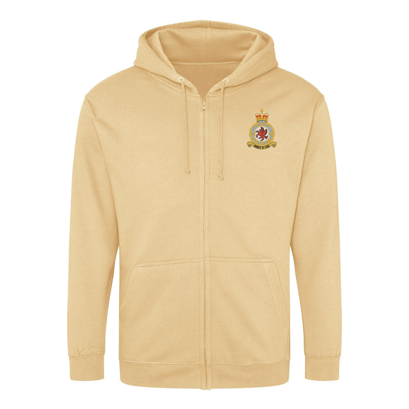 No 18 Squadron RAF Zipped Hoodie