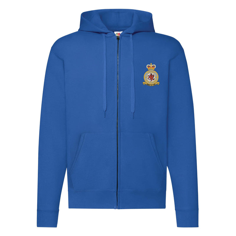 No 18 Squadron RAF Zipped Hoodie
