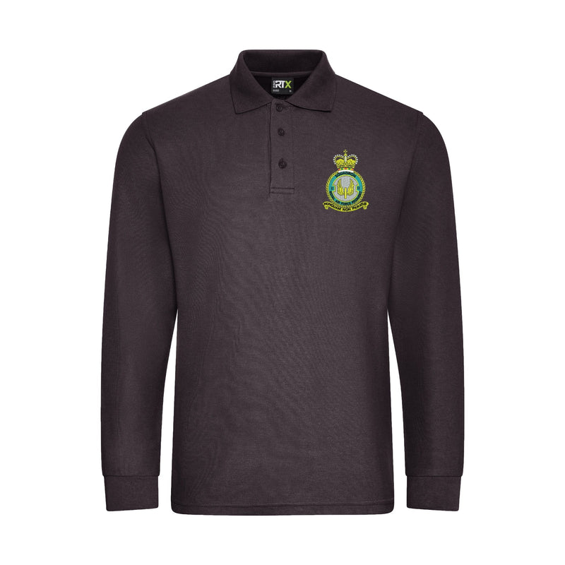 No 2 Squadron RAF Long Sleeve Polo Shirt