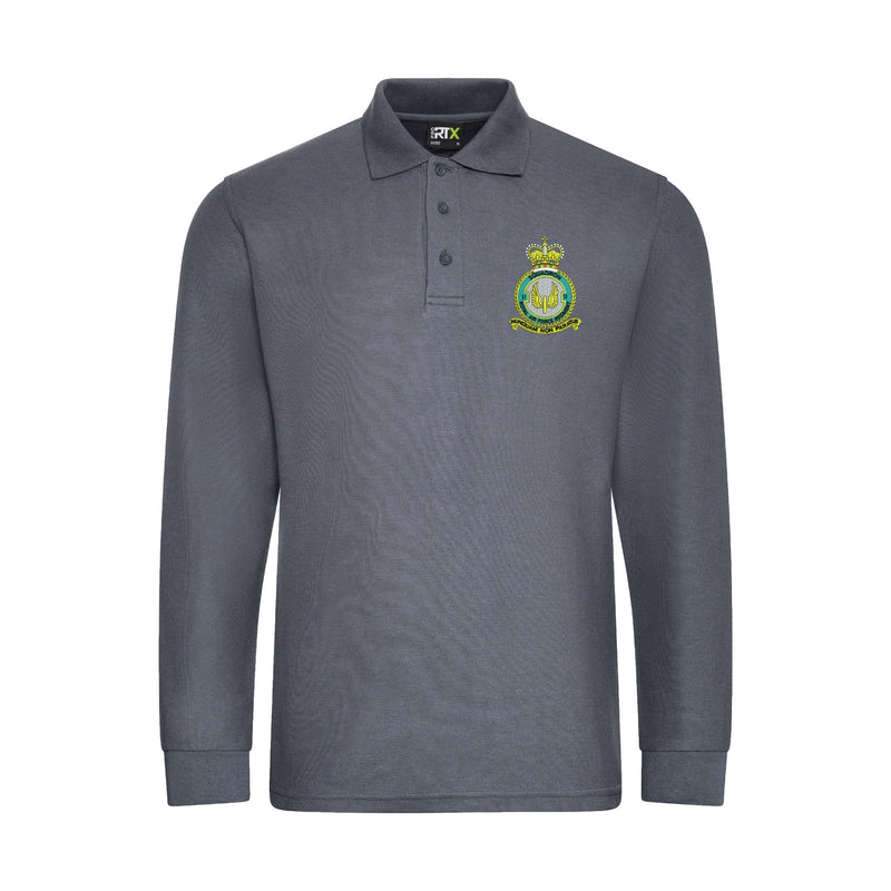 No 2 Squadron RAF Long Sleeve Polo Shirt