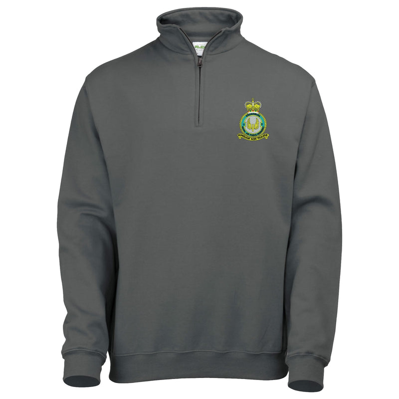 No 2 Squadron RAF Quarter Zip Sweatshirt