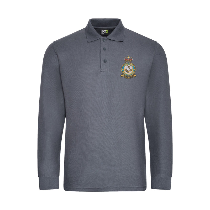 No 253 Squadron RAF Long Sleeve Polo Shirt