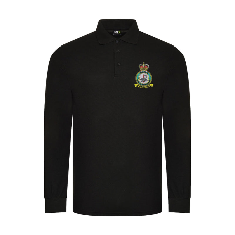 No 3 Squadron RAF Regiment Long Sleeve Polo Shirt