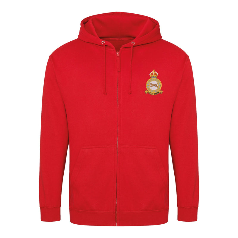 No 49 Squadron RAF Zipped Hoodie