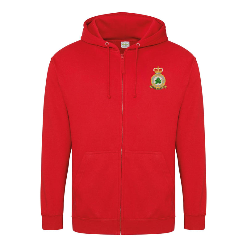 No 5 Squadron RAF Zipped Hoodie
