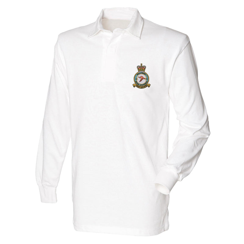 No 51 Squadron RAF Front Row Long Sleeve Rugby Shirt