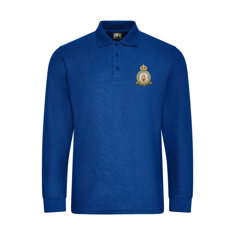 No 550 Squadron RAF Long Sleeve Polo Shirt