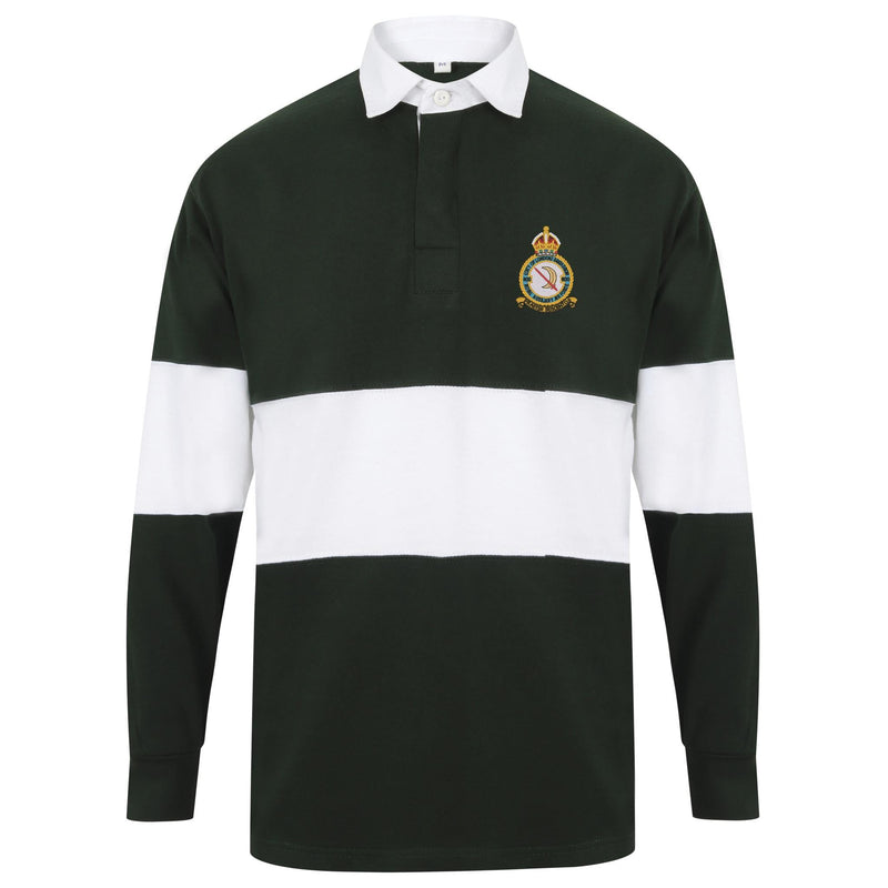 No 600 Squadron RAF Long Sleeve Panelled Rugby Shirt