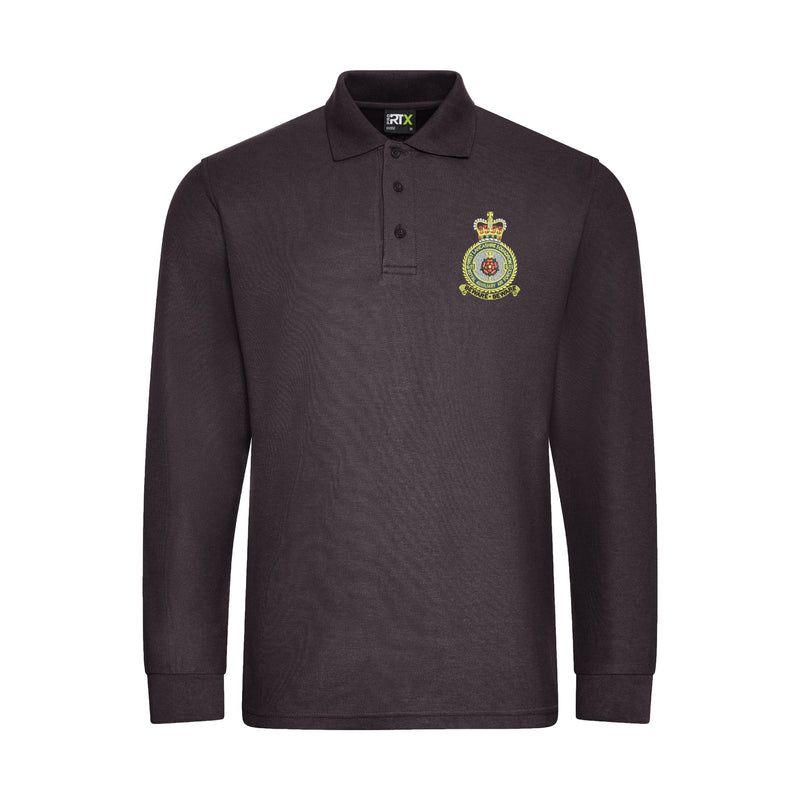 No 611 Squadron RAF Long Sleeve Polo Shirt
