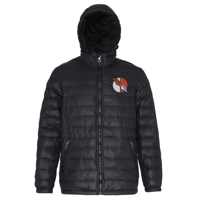 No. 7010 Squadron RAF Hooded Contrast Padded Jacket