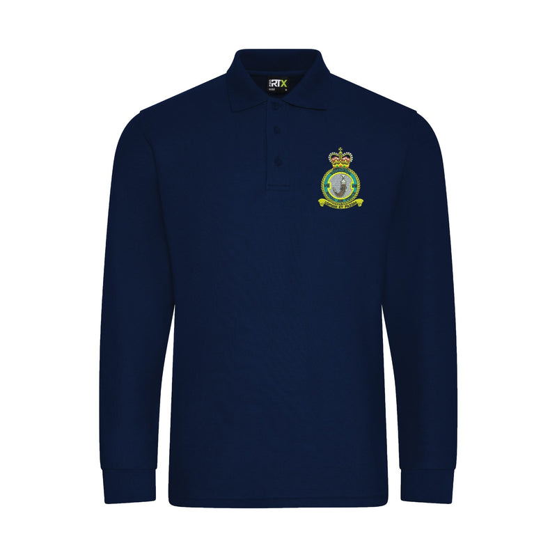 No 8 Squadron RAF Long Sleeve Polo Shirt