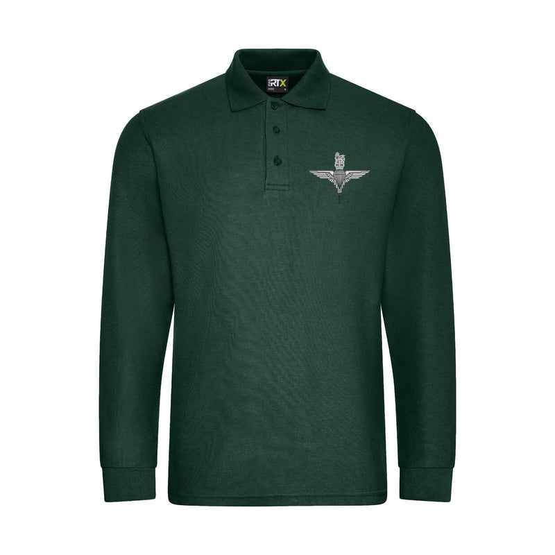 Parachute Regt - 1 PARA Long Sleeve Polo Shirt