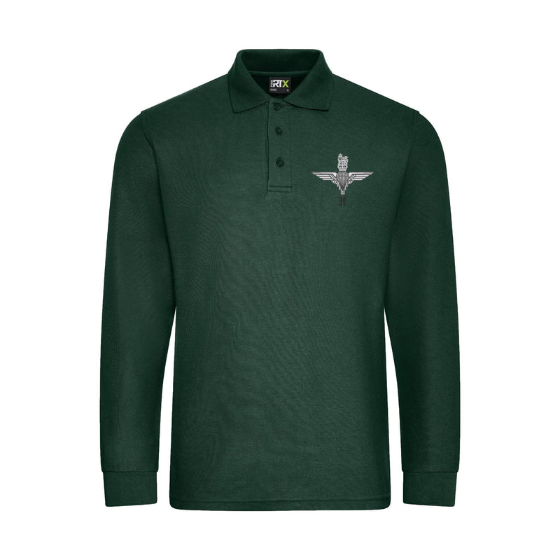 Parachute Regt - 2 PARA Long Sleeve Polo Shirt