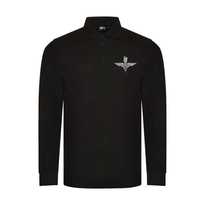 Parachute Regt - 3 PARA Long Sleeve Polo Shirt