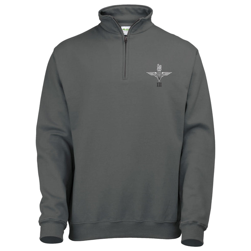Parachute Regt - 3 PARA Quarter Zip Sweatshirt
