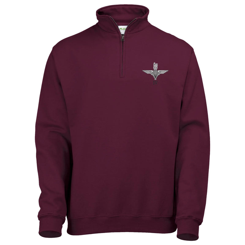Parachute Regt - 4 PARA Quarter Zip Sweatshirt