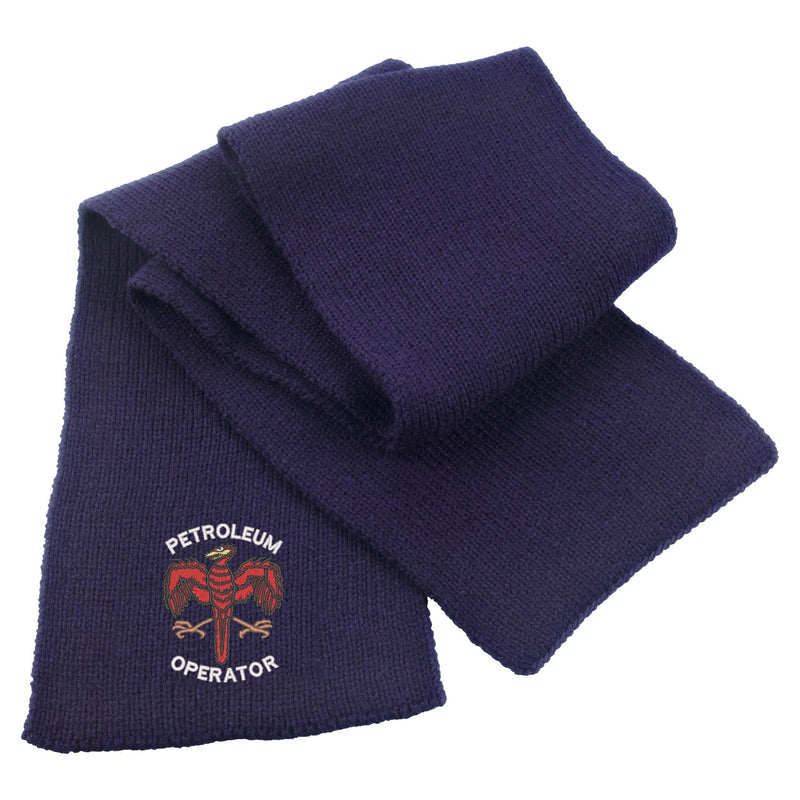 Petroleum Operator Heavy Knit Scarf