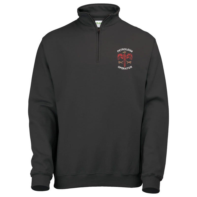 Petroleum Operator Quarter Zip Sweatshirt