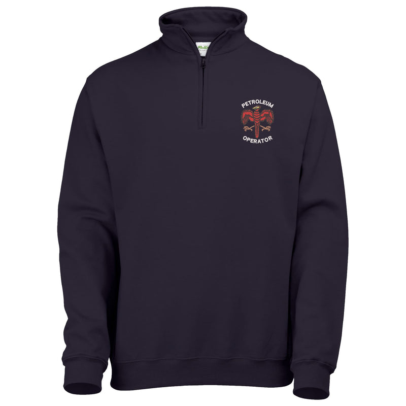 Petroleum Operator Quarter Zip Sweatshirt
