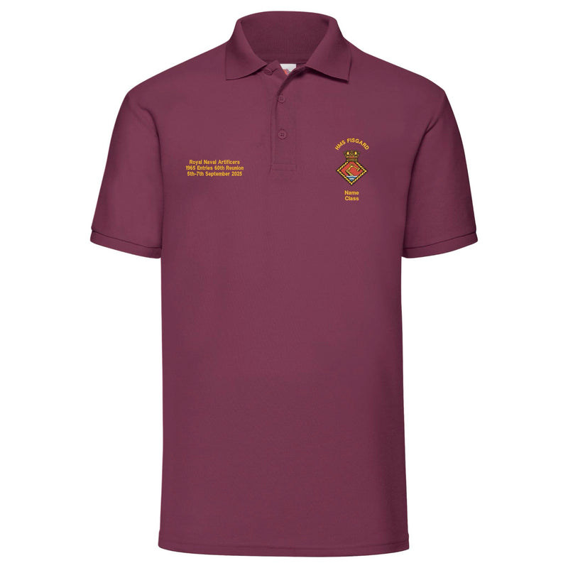 HMS Fisgard Polo Shirt - Royal Navy Artificers Reunion 2025