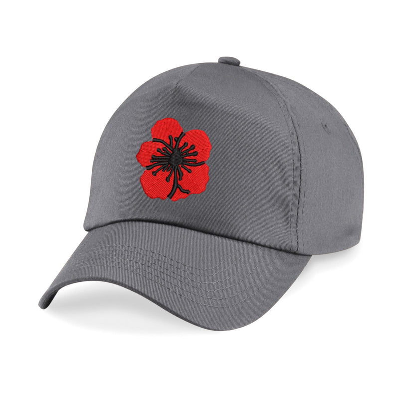 Poppy Embroidered Baseball Cap