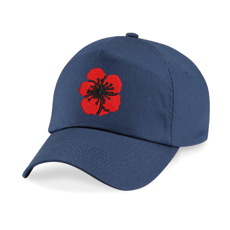 Poppy Embroidered Baseball Cap