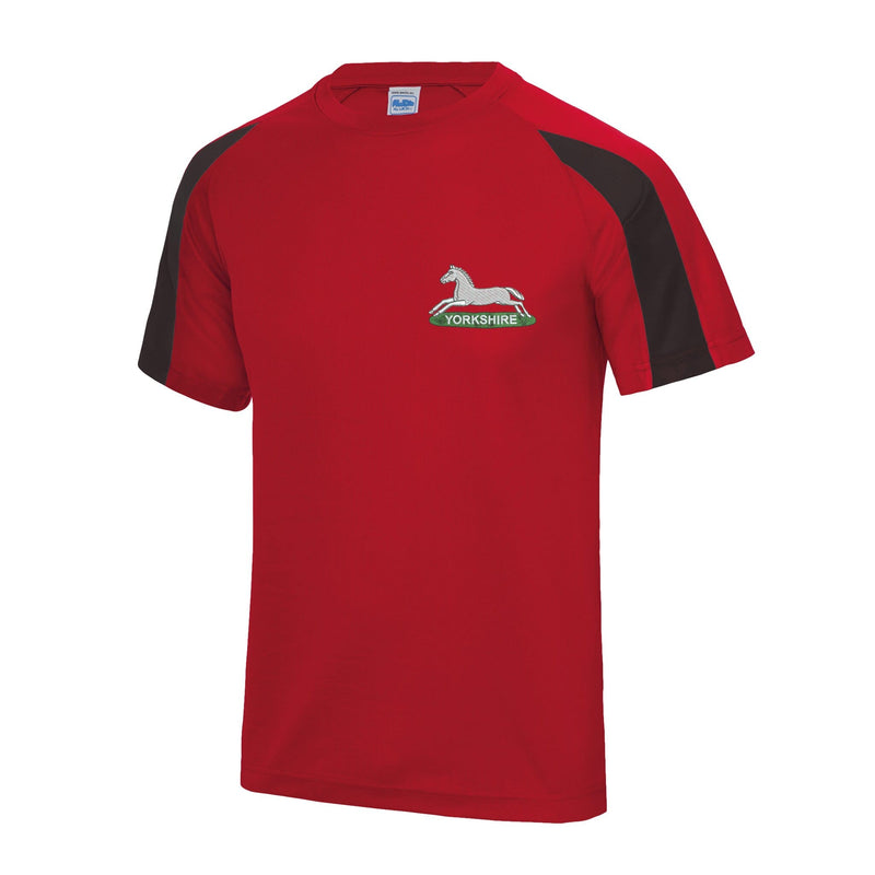 Prince of Wales's Own Regiment of Yorkshire Contrast Polyester T-Shirt