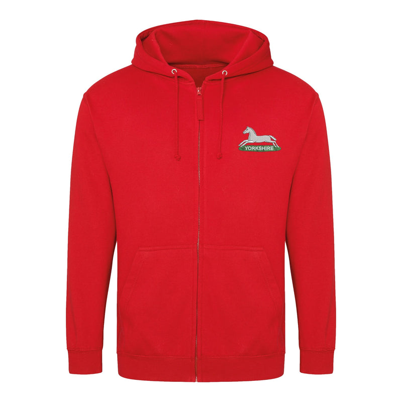 Prince of Wales's Own Regiment of Yorkshire Zipped Hoodie