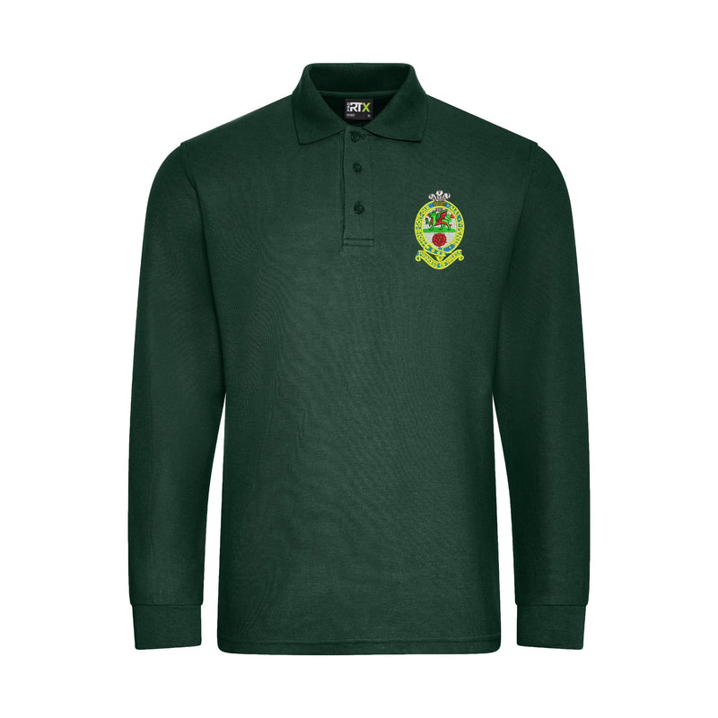 Princess of Wales's Regiment Long Sleeve Polo Shirt