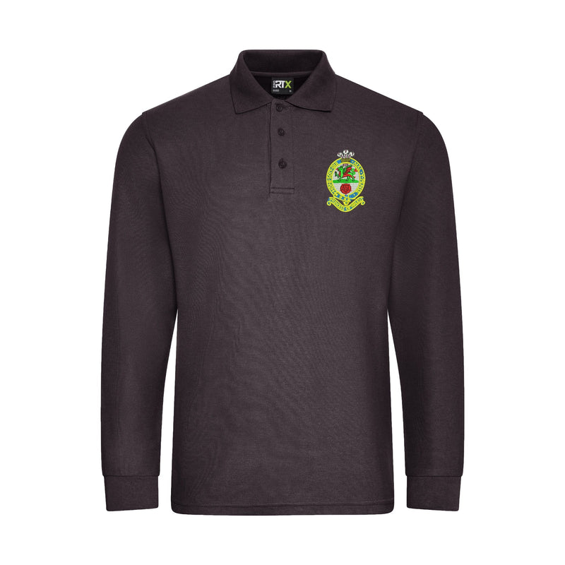 Princess of Wales's Regiment Long Sleeve Polo Shirt