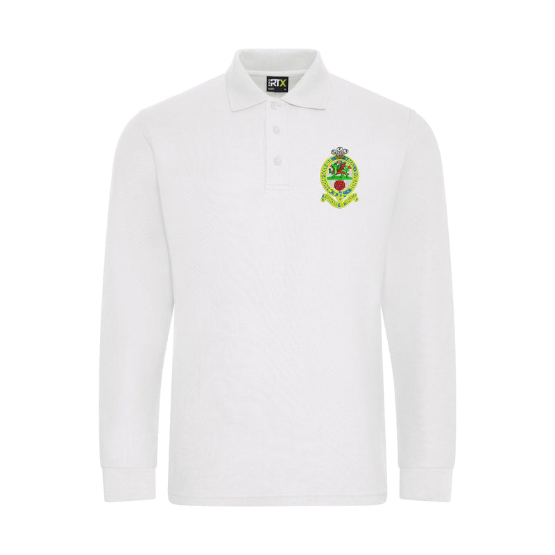 Princess of Wales's Regiment Long Sleeve Polo Shirt