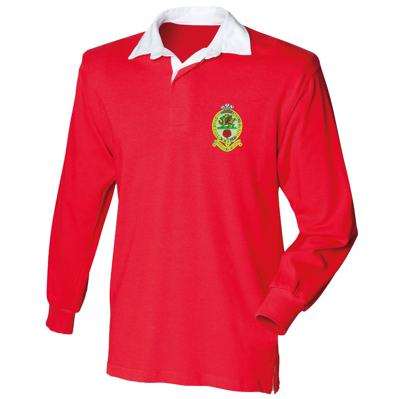 Princess of Wales's Royal Regiment Front Row Long Sleeve Rugby Shirt
