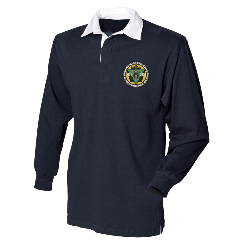 Puma Helicopter 1971-2025 Front Row Long Sleeve Rugby Shirt