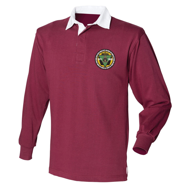 Puma Helicopter 1971-2025 Front Row Long Sleeve Rugby Shirt