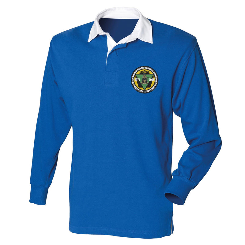Puma Helicopter 1971-2025 Front Row Long Sleeve Rugby Shirt