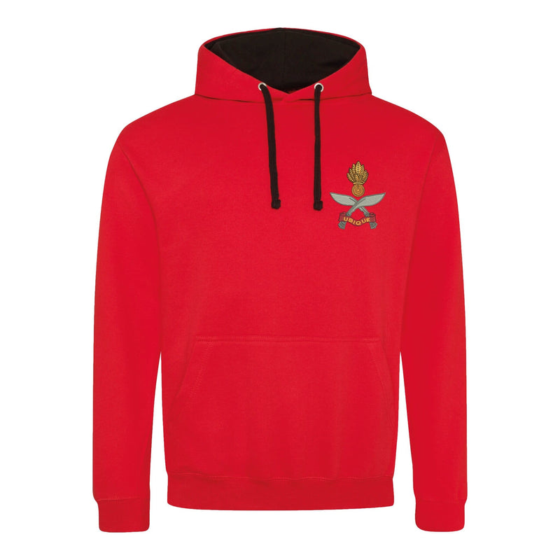 Queens Gurkha Engineers Varsity Contrast Hoodie