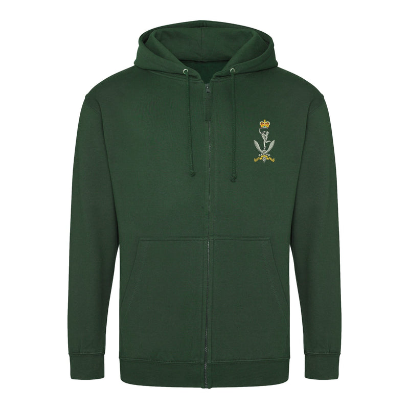 Queen's Gurkha Signals Zipped Hoodie