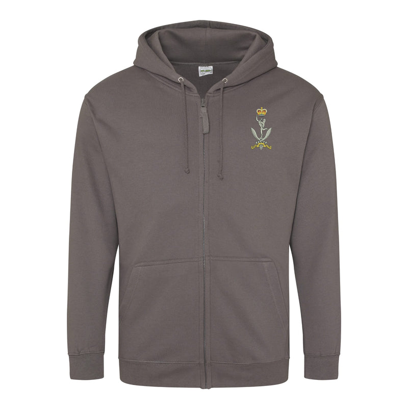 Queen's Gurkha Signals Zipped Hoodie