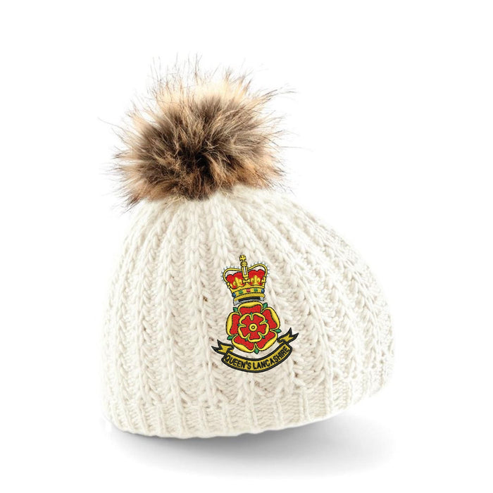 Queen's Lancashire Regiment Pom Pom Beanie Hat