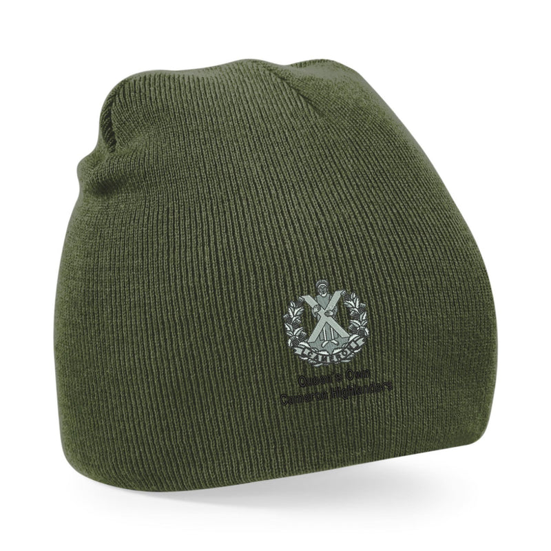 Queens Own Cameron Highlanders Beanie Hat