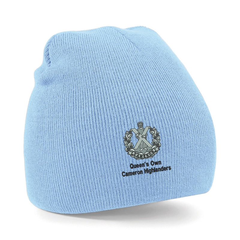 Queens Own Cameron Highlanders Beanie Hat