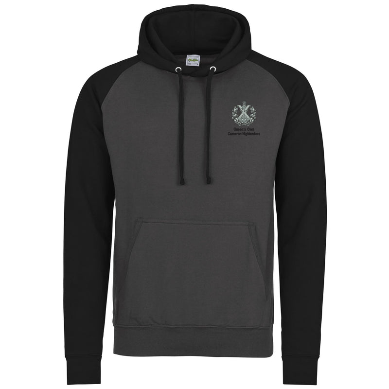 Queens Own Cameron Highlanders Contrast Hoodie