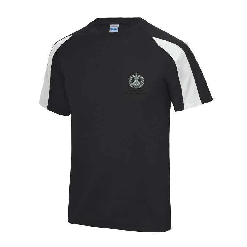 Queens Own Cameron Highlanders Contrast Polyester T-Shirt